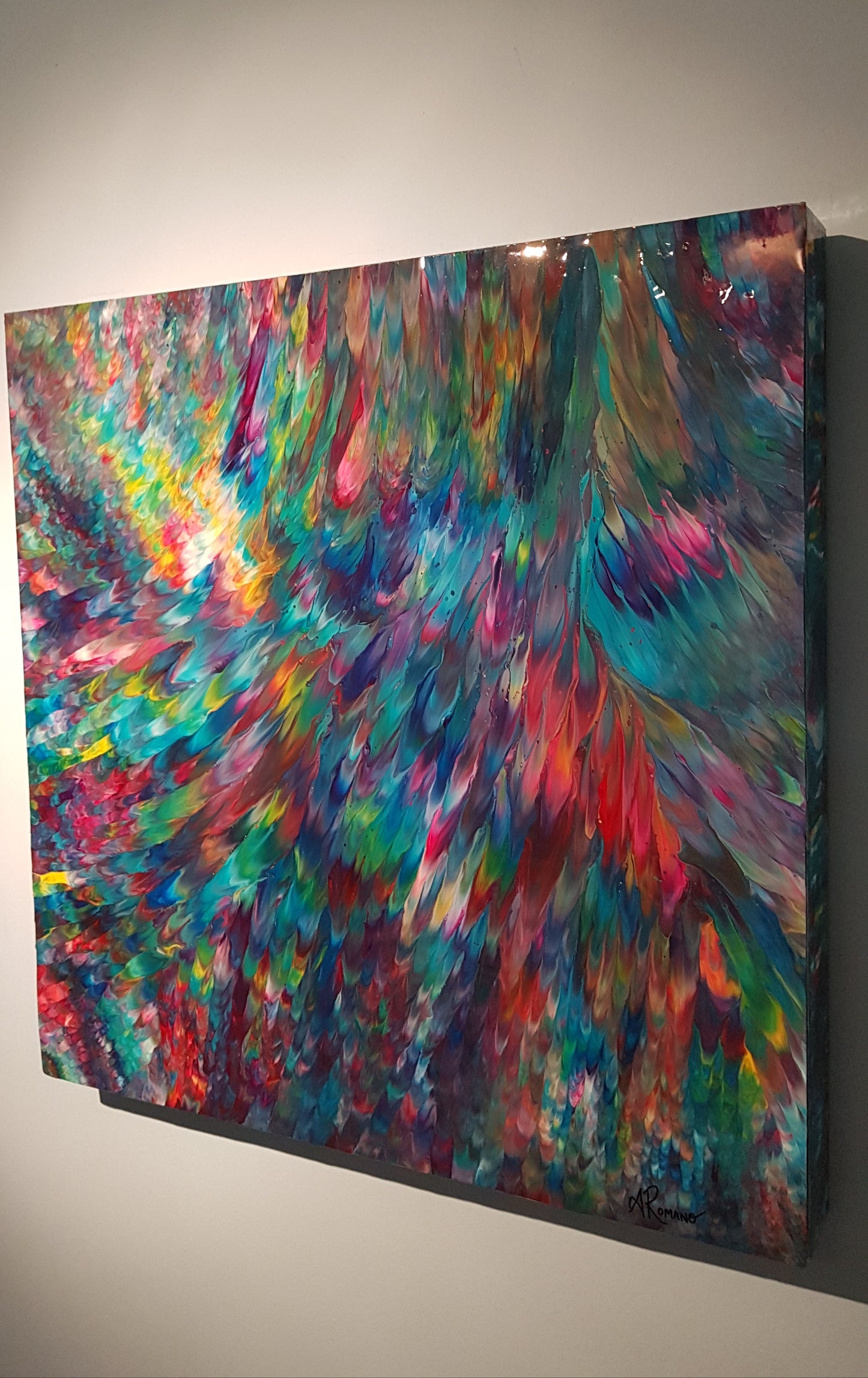 Psychedelic Waterfall No. 6 | 32" x 32"