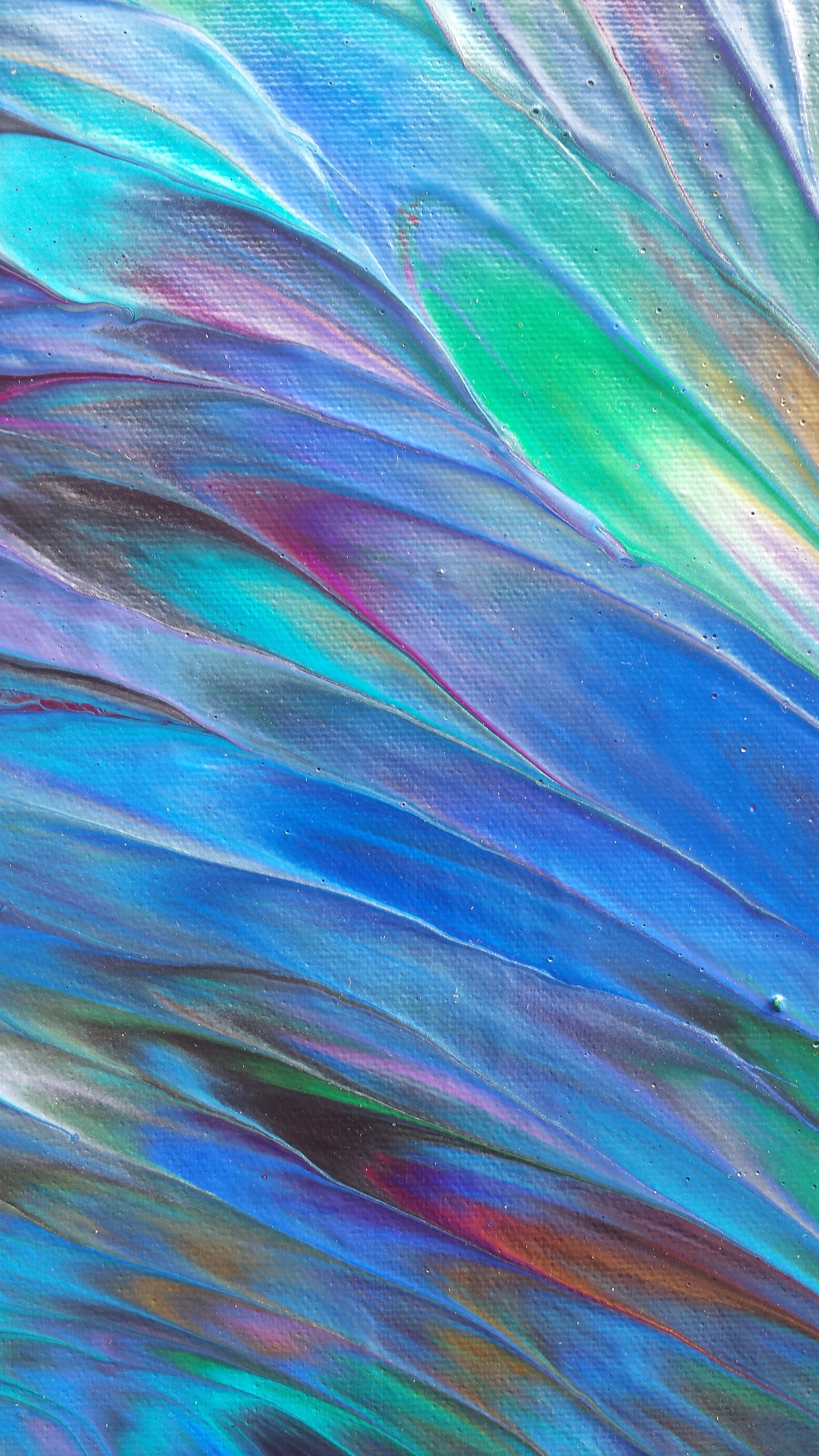 Blue Plume | 24" x 24"
