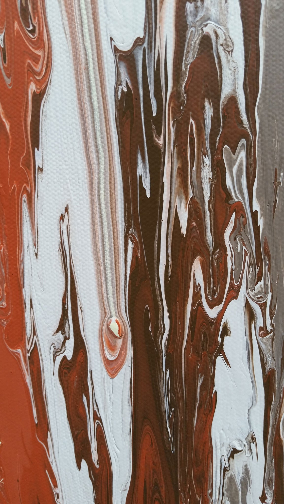 Granite Abstract Expressionism Contemporary Modern Art Fluid Painting Rocks Nature Natural Artwork Red Grey Green