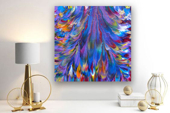 Iridescent Garden II | 12 x 12 IN