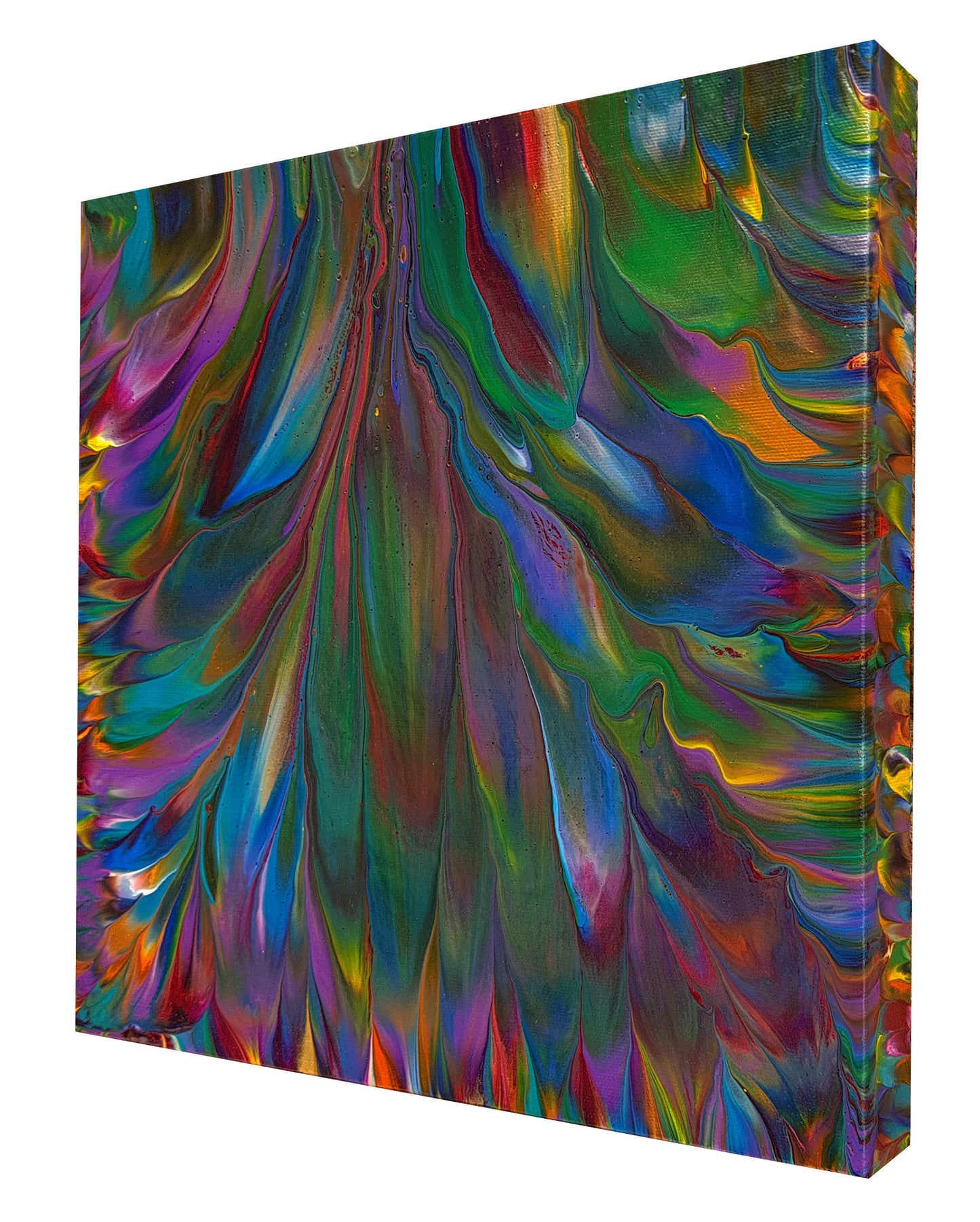 Iridescent Garden | 12" x 12"