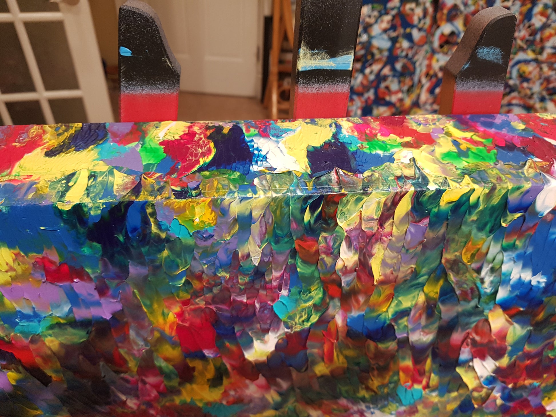 Kaleidoscopic-Trip-by-Alexandra-Romano-Art-Original-Textured Contemporary Art for Sale Toronto Artist