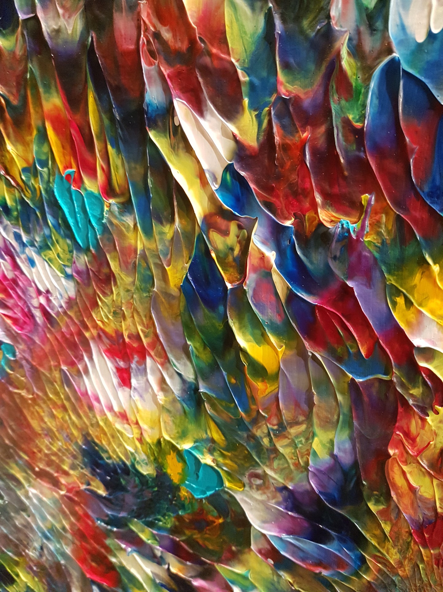 Kaleidoscopic-Trip-by-Alexandra-Romano-Art-Original-Textured Contemporary Art for Sale Toronto Artist