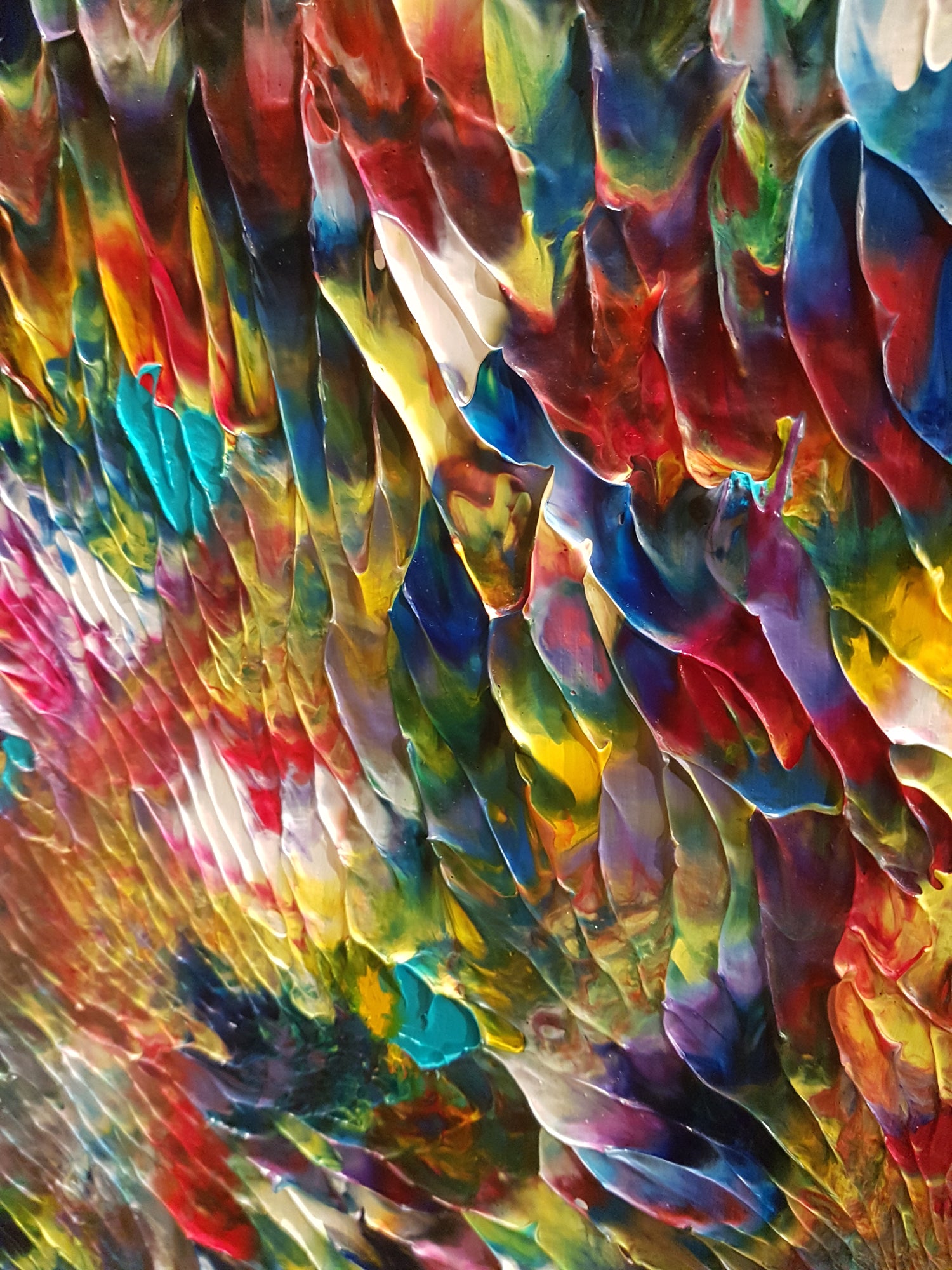 Kaleidoscopic-Trip-by-Alexandra-Romano-Art-Original-Textured Contemporary Art for Sale Toronto Artist