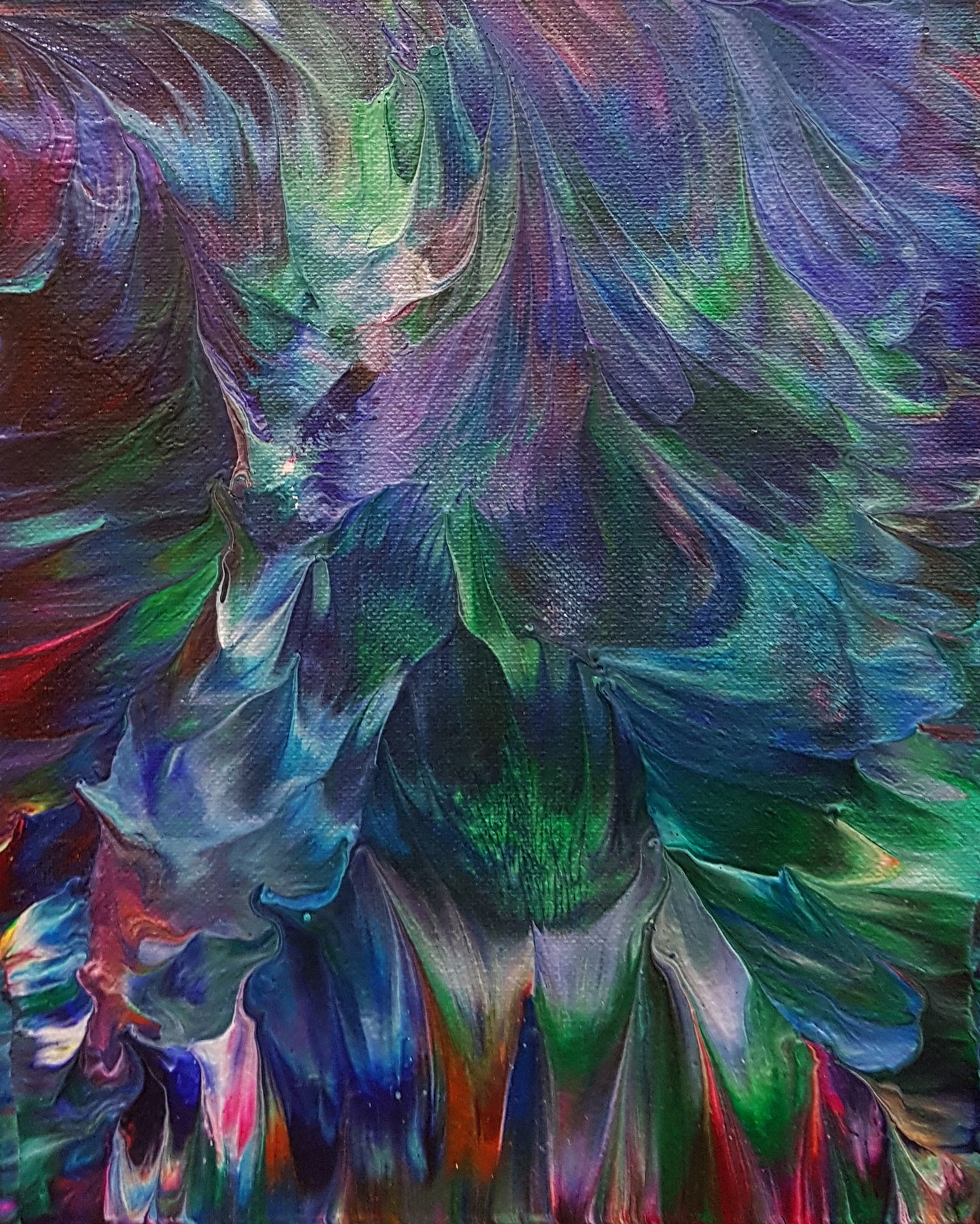 Lake-Aurora-II-Chanelling-Aurora-by-Alexandra-Romano-Art-Buy-Blue-Abstract-Paintings-Small-Artworks-Sale-Toronto-Canada-Online-Gallery