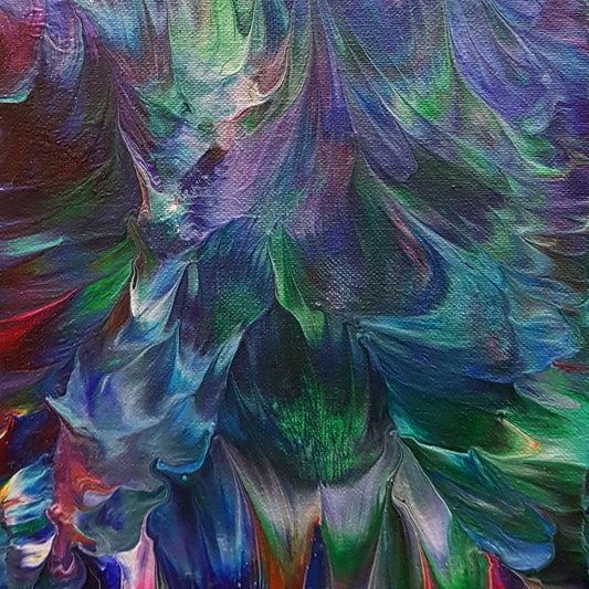 Lake-Aurora-II-Chanelling-Aurora-by-Alexandra-Romano-Art-Buy-Blue-Abstract-Paintings-Small-Artworks-Sale-Toronto-Canada-Online-Gallery