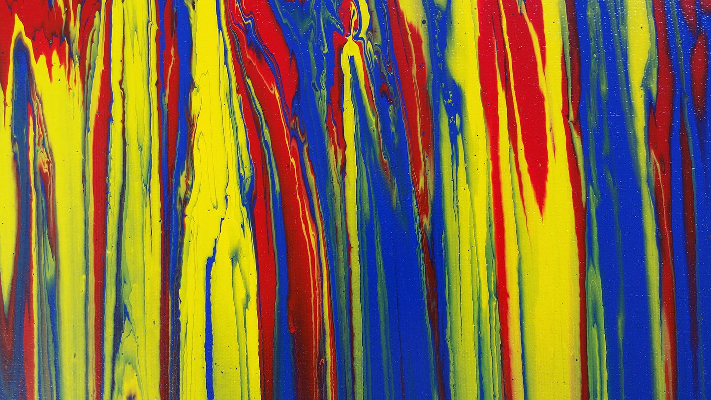 Primary Abyss | 16 x 16 IN