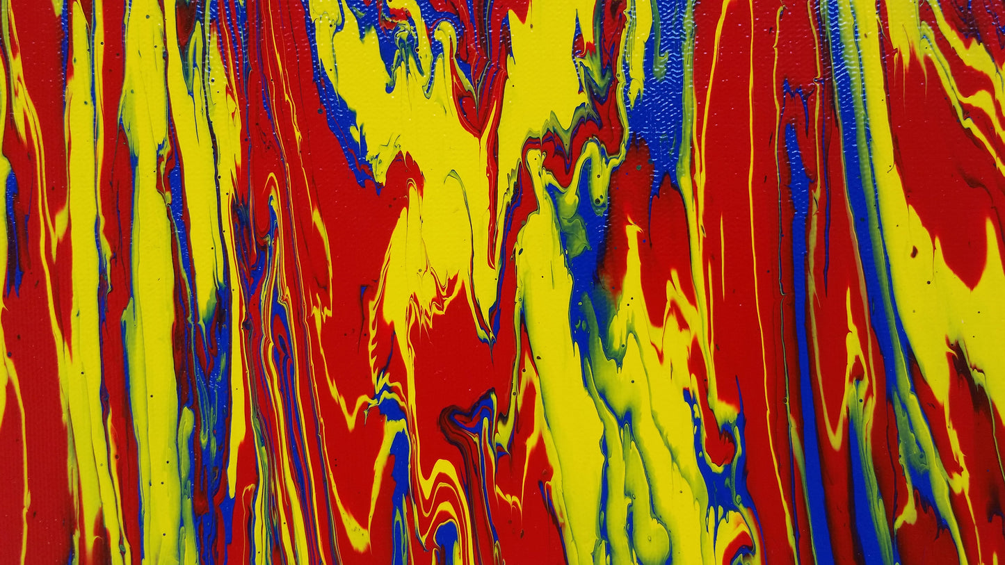 Primary Abyss | 16 x 16 IN