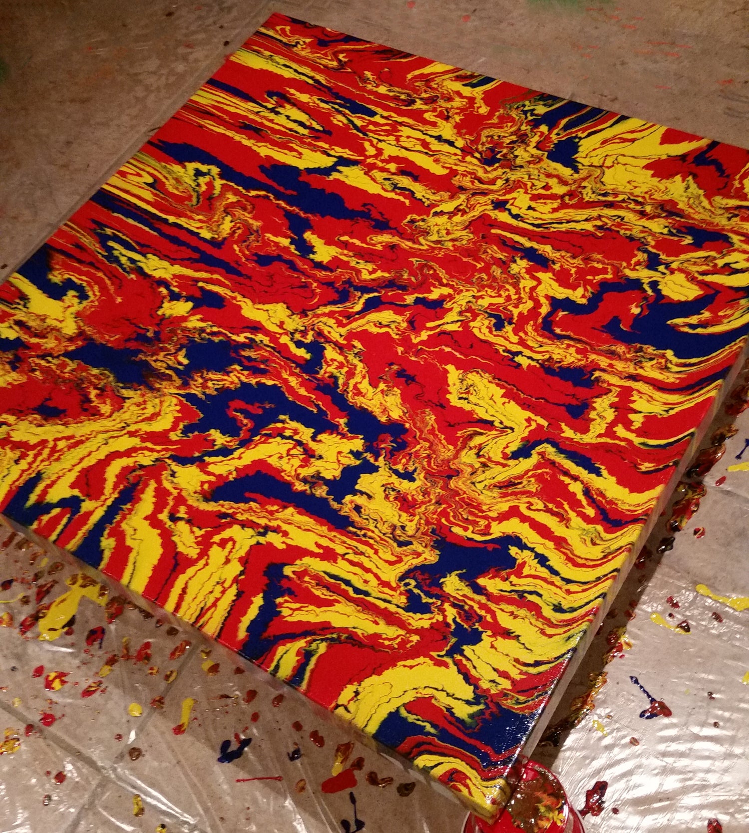 Primary-Bliss-by-Alexandra-Romano-Colourful-Contemporary-Art-for-Sale-Online-Art-Shopping-Primary-Colours-Paintings