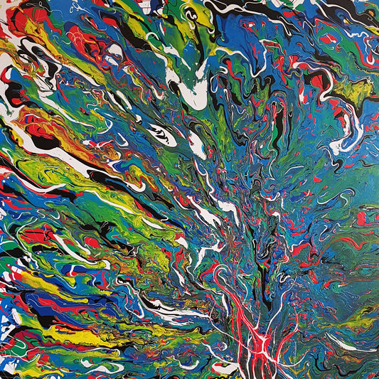 Psychedelic-Waves-by-Alexandra-Romano-Art-Original-Abstract-Expressionism-Paintings-Colorful-Blue-Green-Red-Yellow-Artwork