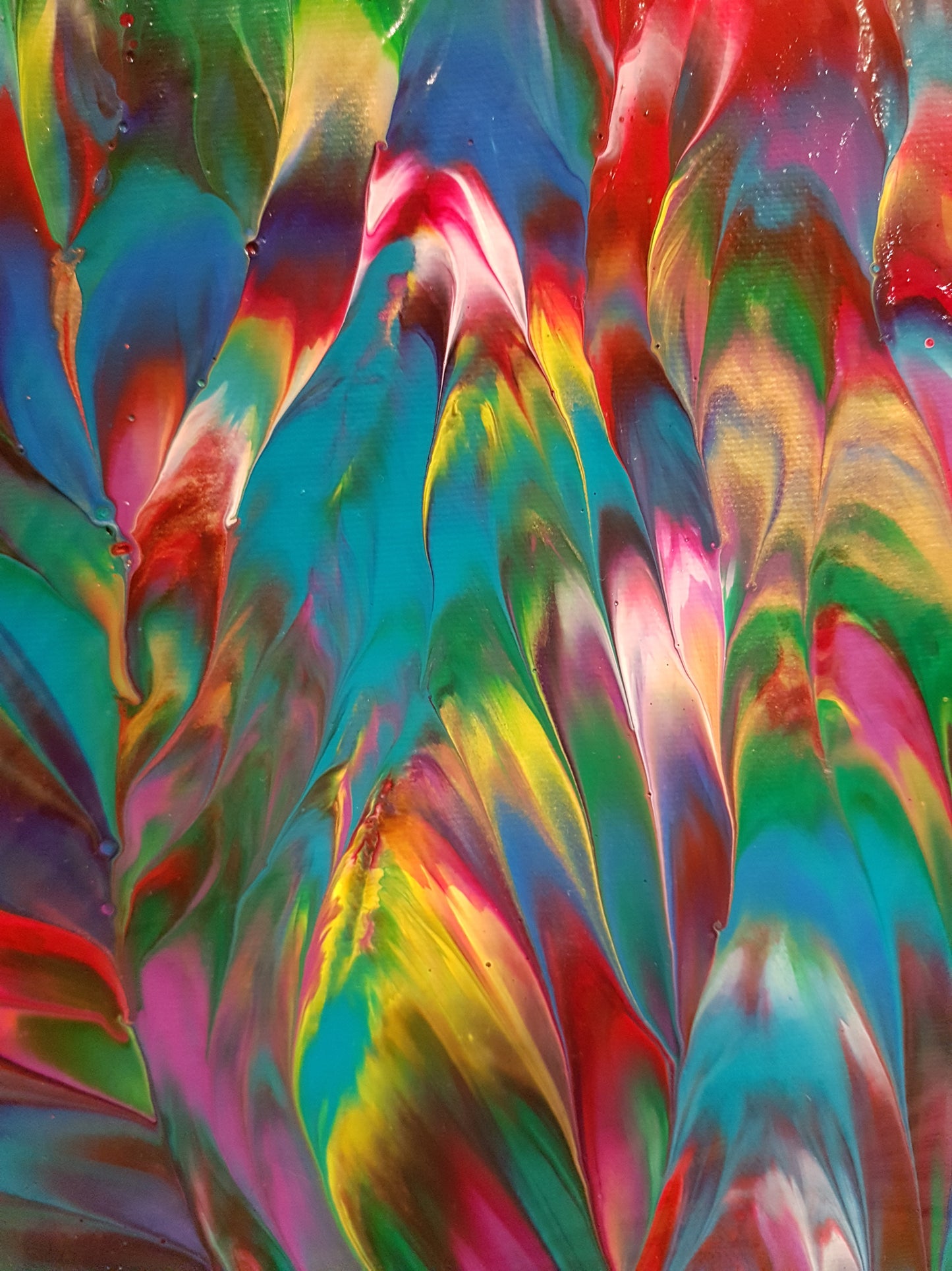 Tropical-Paradise-by-Alexandra-Romano-Original-Colourful-Abstract-Paintings-Toronto-Artists-Canadian-Art-Gallery