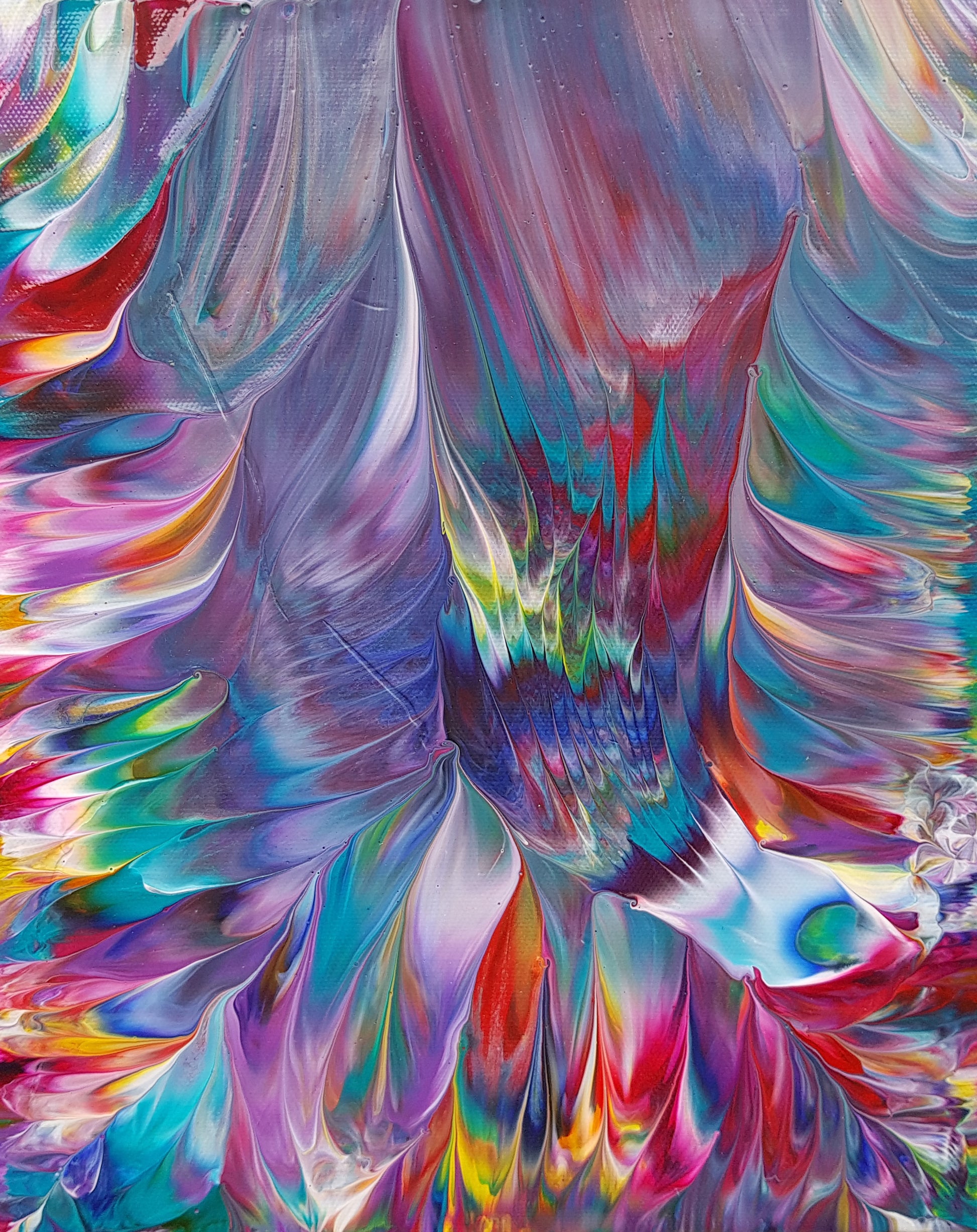 original abstract expressionism painting modern contemporary wall art home decor acrylic buy art online ships worldwide red blue turquoise purple yellow art