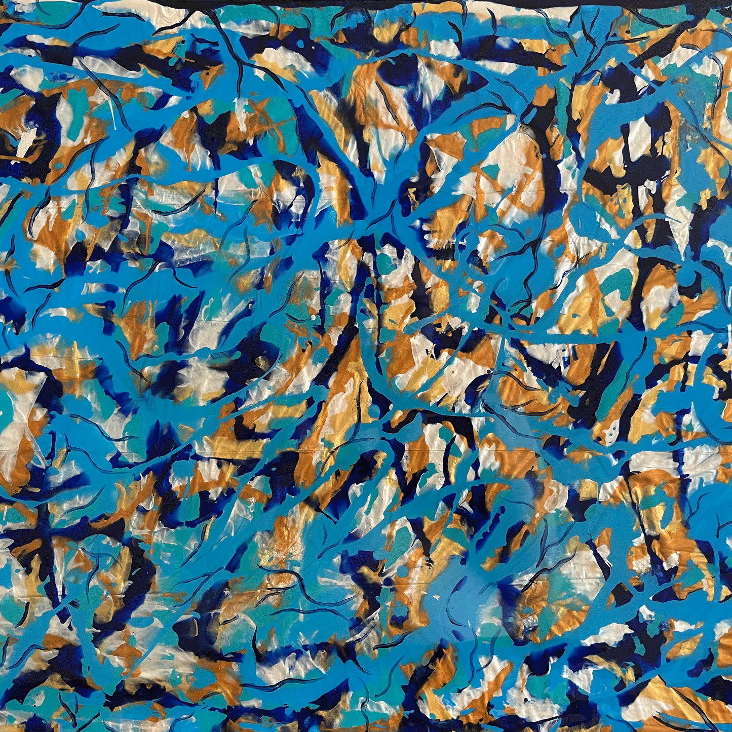 Original-Abstract-Paintings-for-Sale-Toronto-Canada-Buy-Art-Online-Unique-Artists-Artworks-Blue-Chaos-Alexandra-Romano