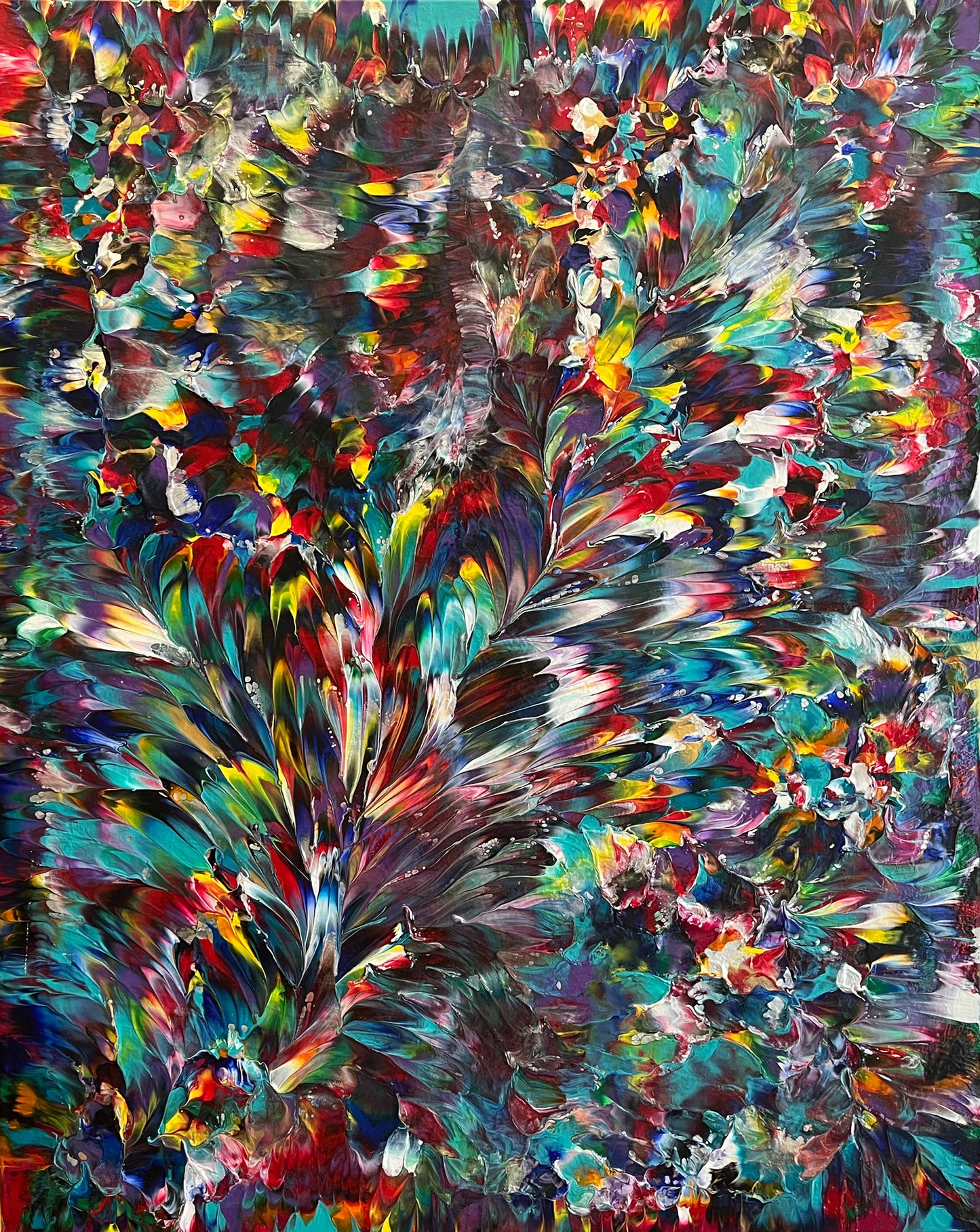 Reflections-of-a-Rainbow-Alexandra-Romano-Art-Original-Abstract-Expressionism-Paintings-Collect-Beautiful-Colorful-Artworks-Toronto-Canadian-Artist-Gallery