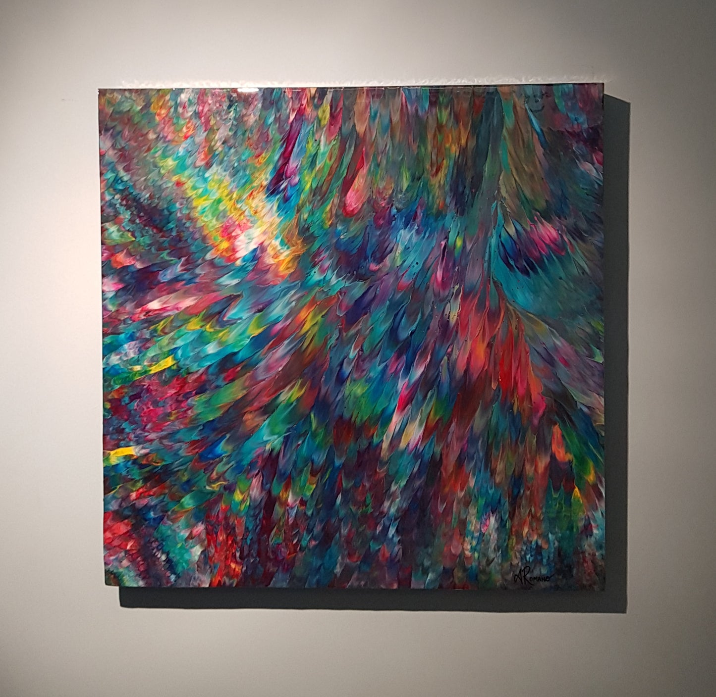 Psychedelic Waterfall No. 6 | 32" x 32"