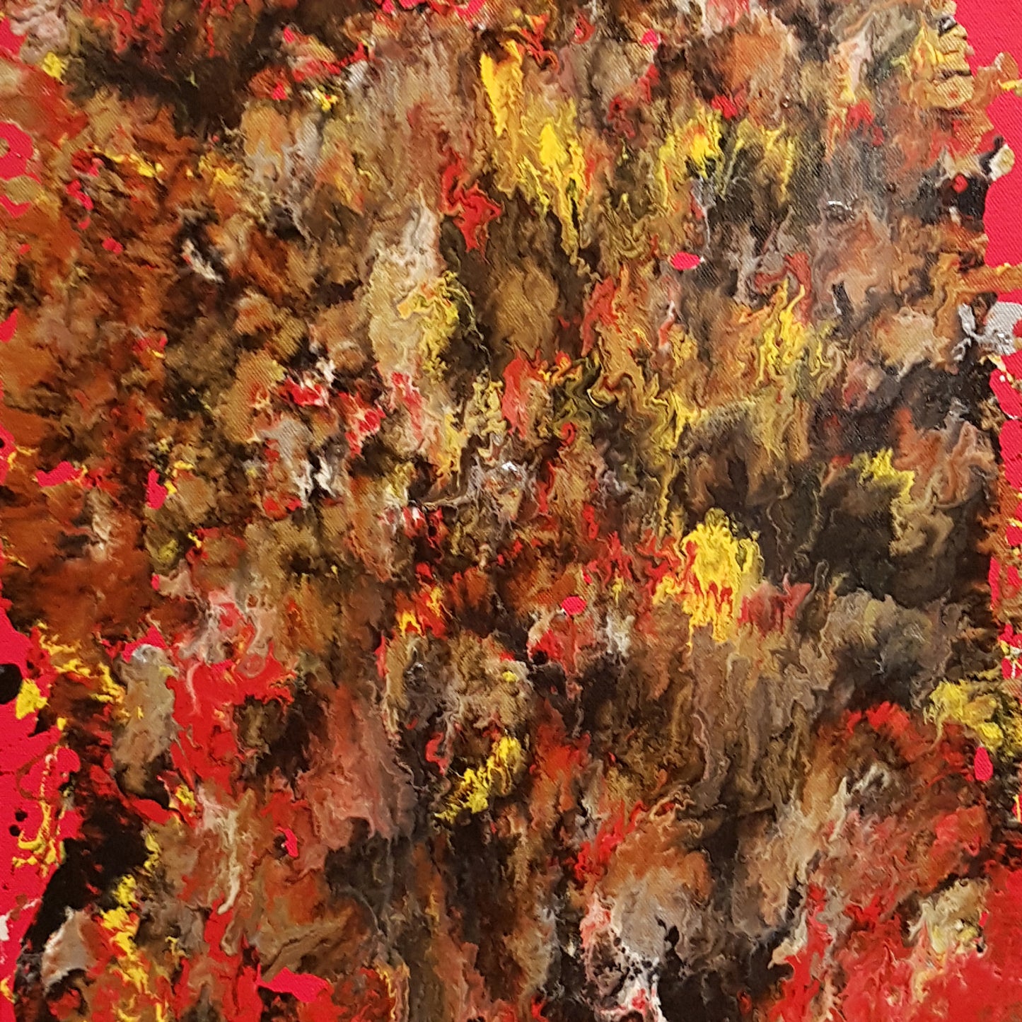 Dragons-Breath-Alexandra-Romano-Art-Red-Yellow-Black-Gold-Abstract-Art-Expressionism-Painting-Toronto