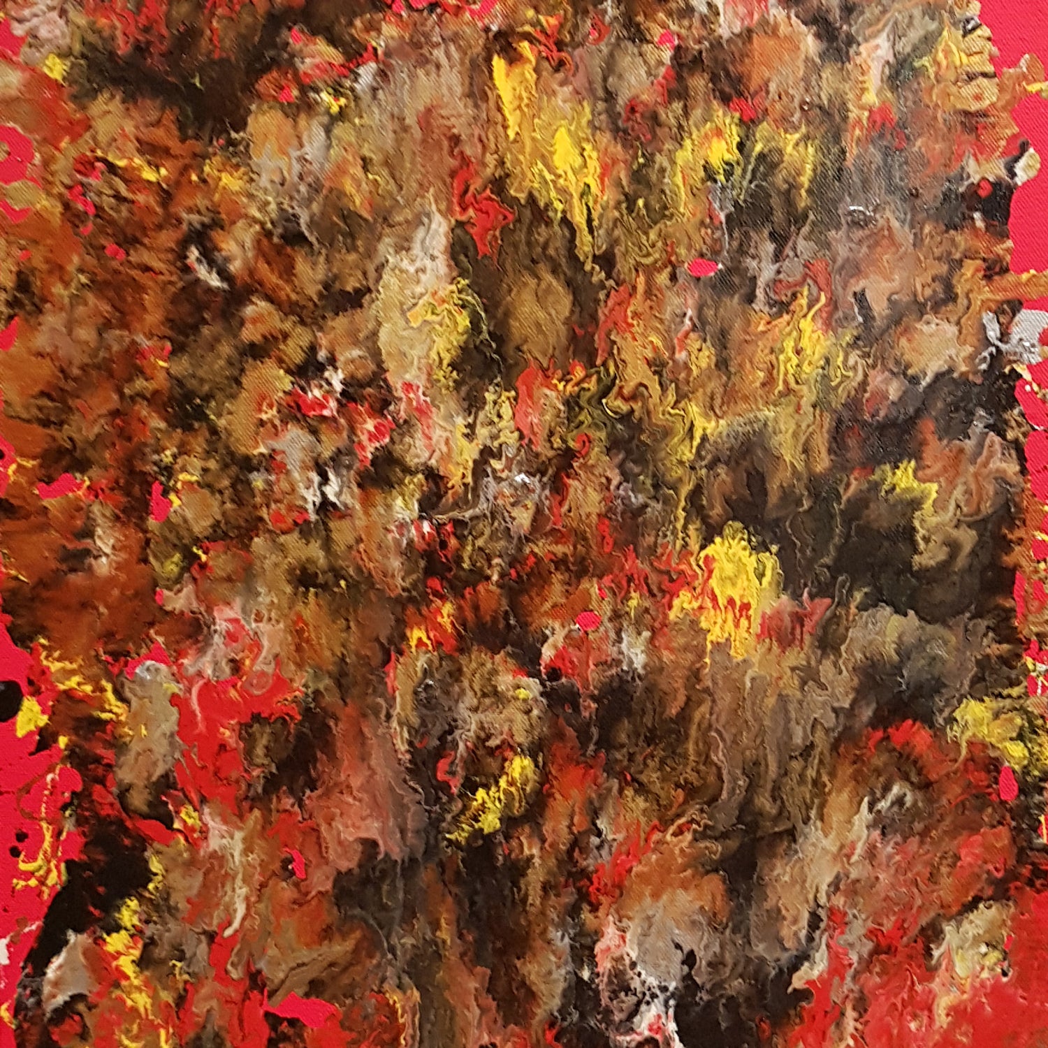 Dragons-Breath-Alexandra-Romano-Art-Red-Yellow-Black-Gold-Abstract-Art-Expressionism-Painting-Toronto