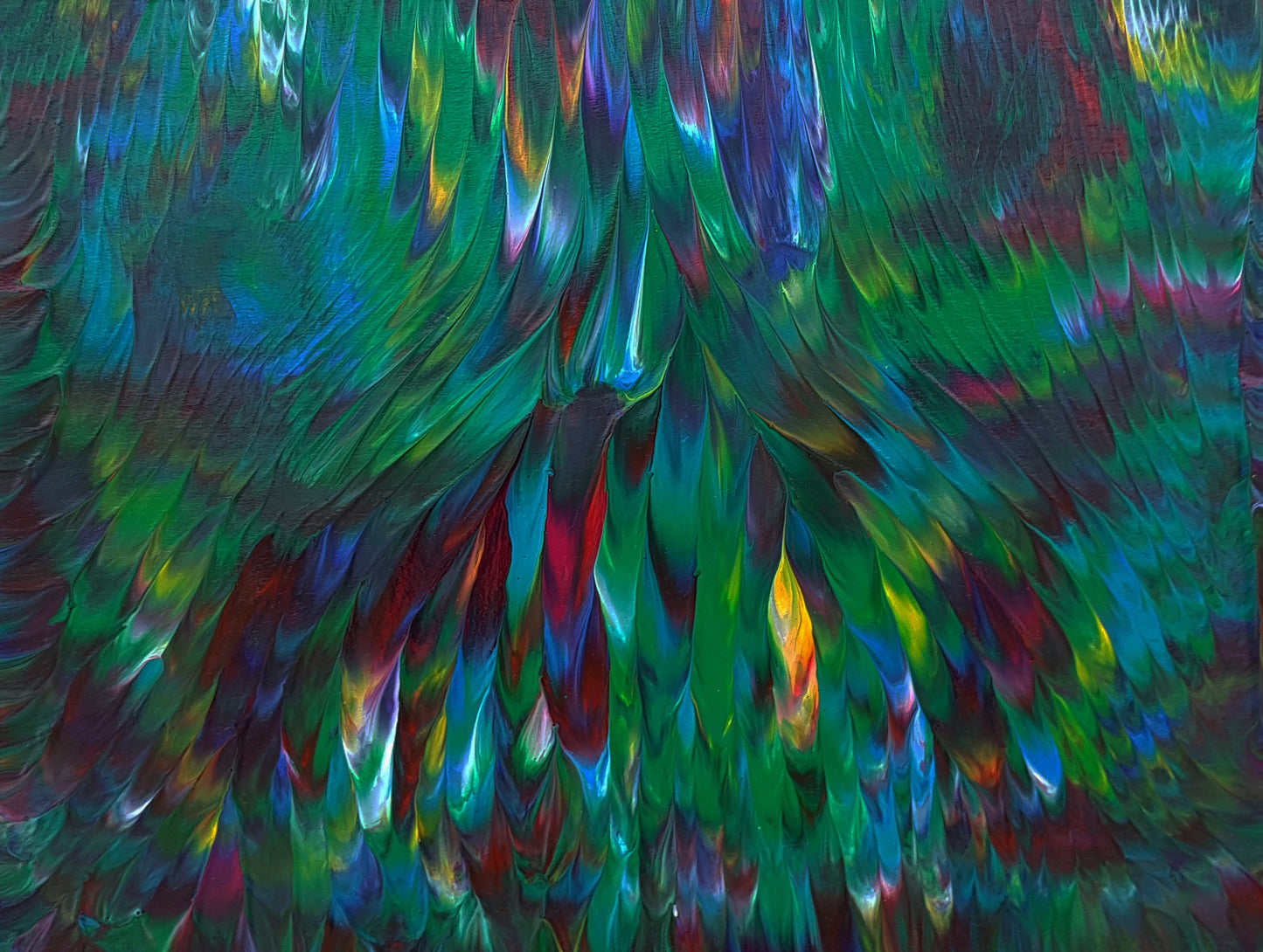 Emerald-Isle-Alexandra-Romano-Art-Gallery-Original-Abstract-Paintings-for-Sale-Emerald-Green-Painting-Blue-Magenta-Feathers