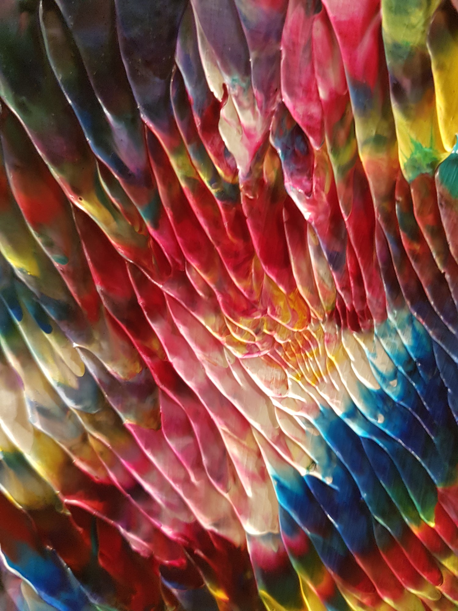 Kaleidoscopic-Trip-by-Alexandra-Romano-Art-Original-Textured Contemporary Art for Sale Toronto Artist