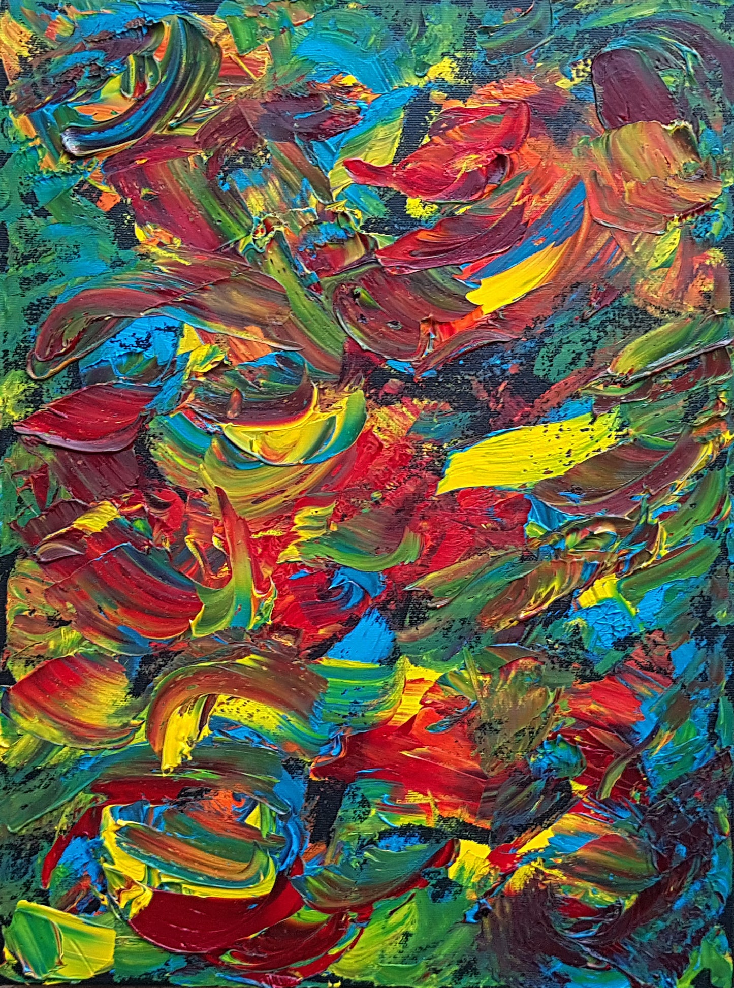 Layers-by-Alexandra-Romano-Original-Abstract-Impasto-Oil-Paintings-Toronto-Art-Gallery