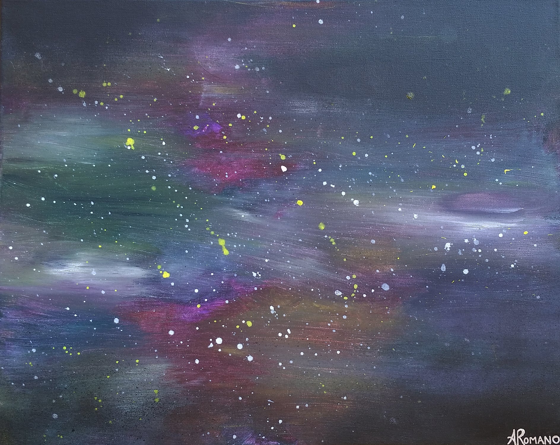 Nebula-Alexandra-Romano-Buy-Original-Paintings-Expressive-Galaxy-Artwork-Toronto-Gallery