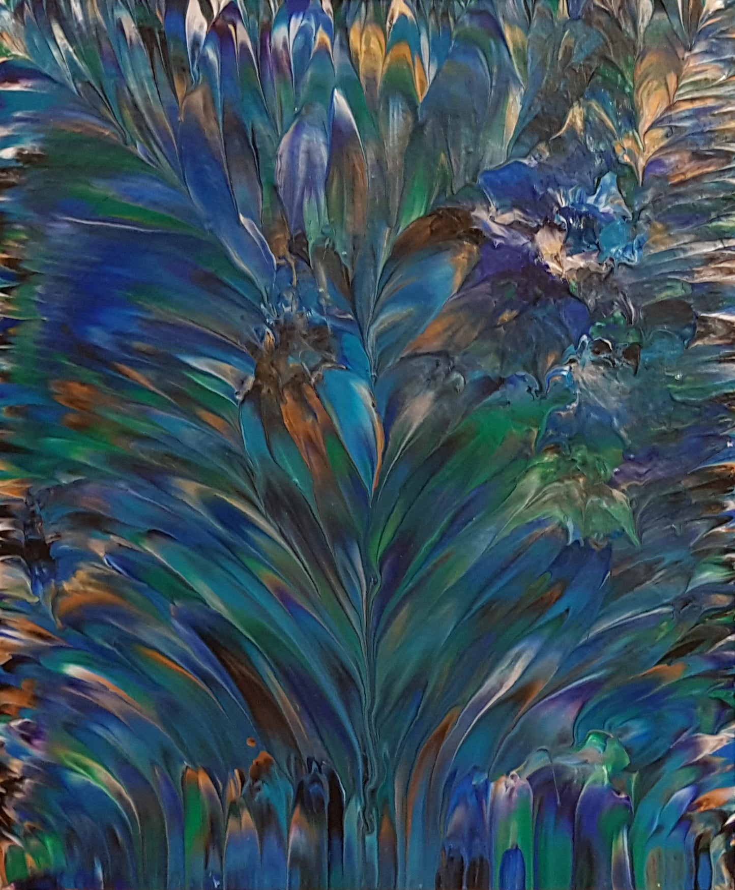 Peacock V | 20" x 24"