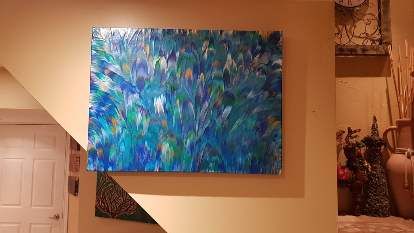 Peacock II | 24" x 18"