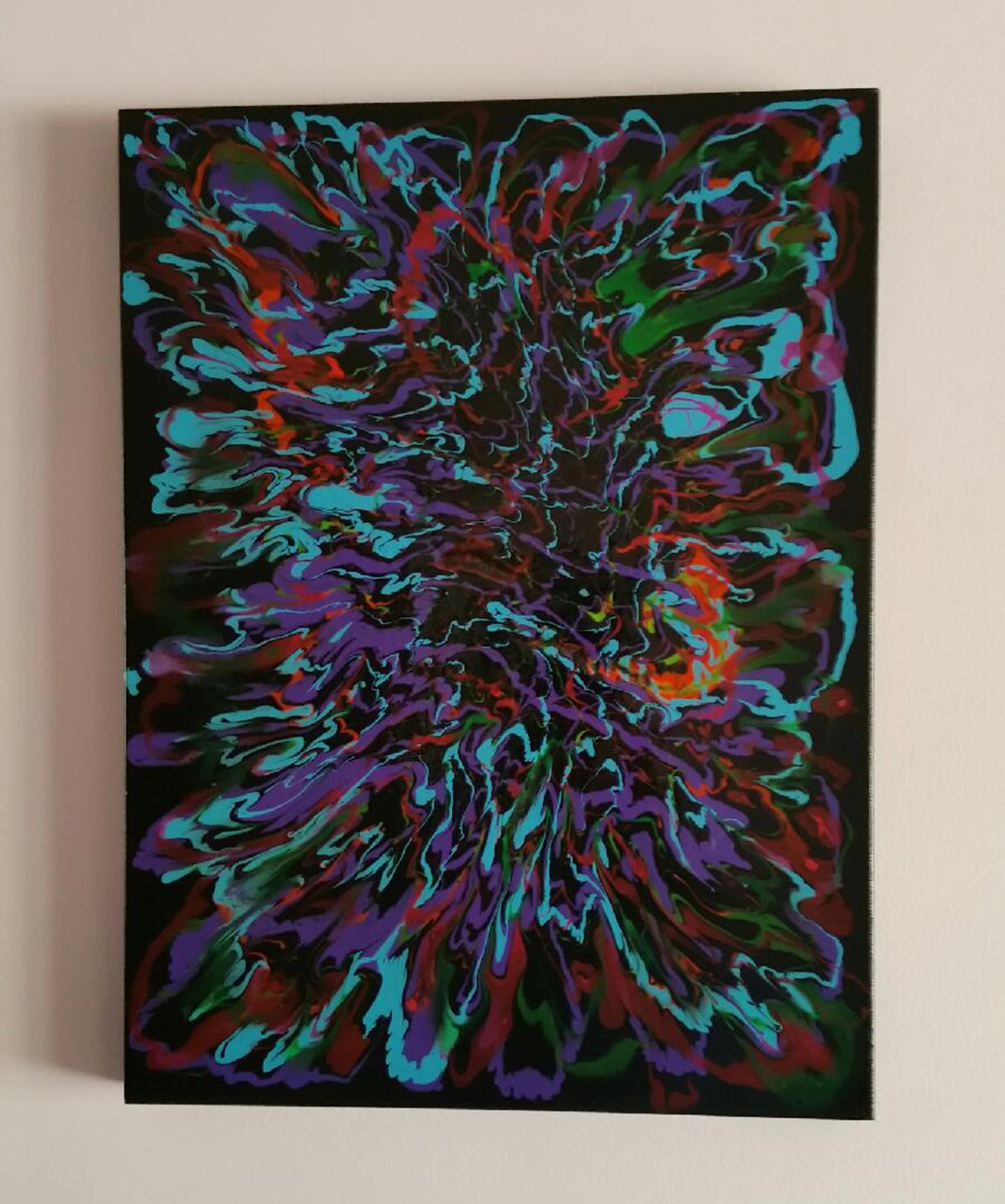 Pop-Art-Pollock-by-Alexandra-Romano-Art-Unique-Blue-Purple-Magenta-Orange-Green-Black-Colourful-Vibrant-Contemporary-art