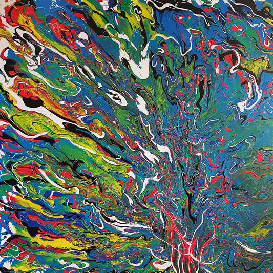 Psychedelic-Waves-by-Alexandra-Romano-Art-Original-Abstract-Expressionism-Paintings-Colorful-Blue-Green-Red-Yellow-Artwork