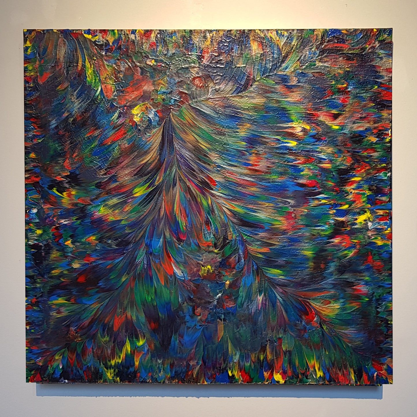 Wild Peacock | 36" x 36"