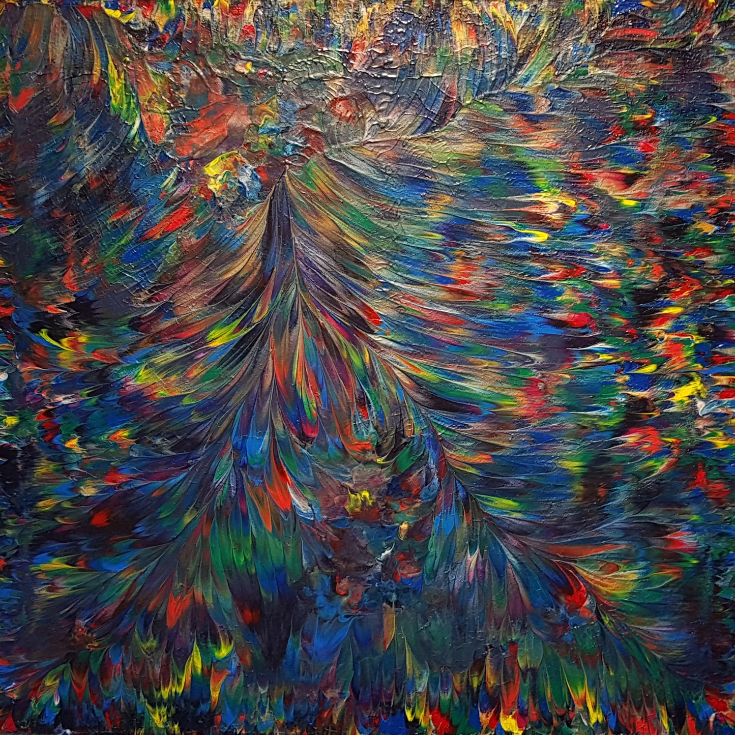 Wild Peacock | 36" x 36"